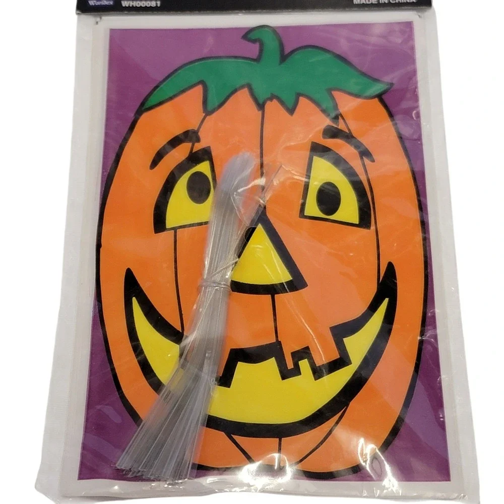 Halloween Jack O Lantern Treat Bags 40 Ct w/ Twist Ties Party Favors Pumpkin